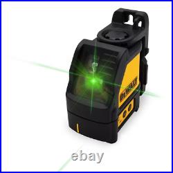 100 Ft. Green Self-Leveling Cross Line Laser Level with (3) AA Batteries & Case