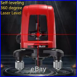 12/2Line 360° 3D Laser Self Leveling Vertical & Horizontal Level Cross Red/Green