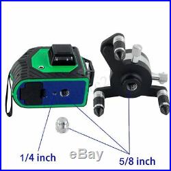 12 Line 360° Rotary Laser Level Green 3D Self Leveling Vertical Horizontal