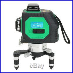 12 Line 360° Rotary Laser Level Green 3D Self Leveling Vertical Horizontal