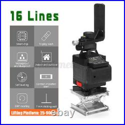 16 Lines 4D 360° Rotary Laser Level Cross Green Self Leveling Measure With Tripod