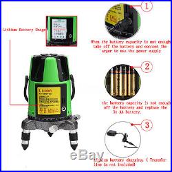 2/3/5 Line 3D Green 360 Rotary Laser Level Self-leveling Tripod Measure Outdoor