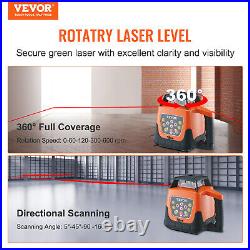 360°Automatic Self Leveling Rotary Rotating Laser Level Red Beam 500m Range Tool