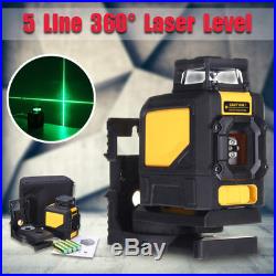 360 Degree 5 Line Laser Self Leveling Rotary Cross Vertical Horizontal Measure