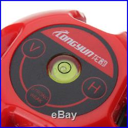 360 Degree Self-leveling Cross Laser Level Red 5 Line 6 Point + Tripod + Case