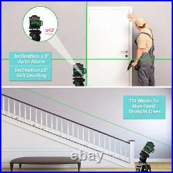 360 Laser Level Green Beam Self Leveling for wall flooring Ceiling Construction
