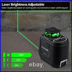 360 Laser Level Tripod 100Ft Green Beam Self Leveling Cross Line Tool Gear Mode