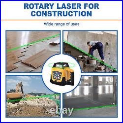 360 Rotary Self Leveling Laser Level Kit Green Beam Rotating + 1.65 M Tripod