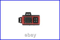3D 3X 360° Self Auto 12 Lines Leveling Red Bright Beam Laser Level Tripod Case