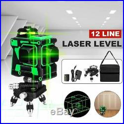 3D Cross Line Laser Level Meter Measure Tool Rotation Horizontal Vertical Lazer