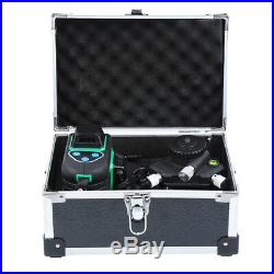 3D Green Laser Level 12 Line 360° Self Leveling Horizontal Vertical With Tripod