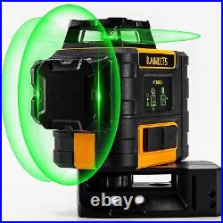 3D Green Line Laser Rechargeable Self Leveling Laser Kaiweets 3x 360 Laser Lines