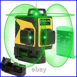 3D Green Line Laser, Rechargeable Self Leveling Laser Level for Construction, US