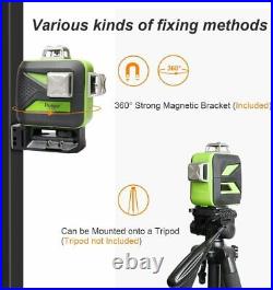 3D Laser Level Self-Leveling With Bluetooth Connectivity+ Tripod+ Receiver Kit