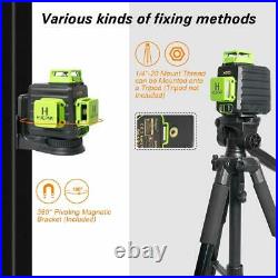 3D self-leveling laser level with Type-C charging port+Outdoor laser receiver