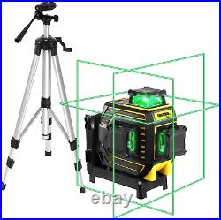 3X360 Green Laser Level Self Leveling Alignment Line Laser Tool for Construction
