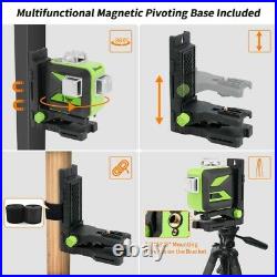 3x360 Green Beam Laser Level with Bluetooth Connectivity Horizontal and Vertical