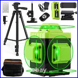 4D 360°16 Lines Green Laser Level Auto Self Leveling Rotary Cross Measure/Tripod