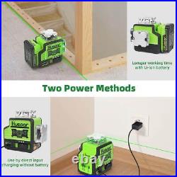 4D Laser Level Self Leveling Green Bluetooth Magnetic Bracket Included P04CG