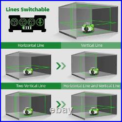 4D Laser Level Self Leveling Green Bluetooth Magnetic Bracket Included P04CG