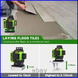 4x360 Laser Level Self-leveling 16 Lines Green Beam-LS04CG