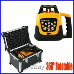 500M Automatic Electronic Self-Leveling 360° Rotary Rotating Red Laser Level Kit