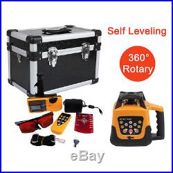 500M Range Auto Self Leveling Rotary Rotating Laser Level Red Beam With Case