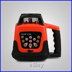 500m Range Self-leveling Laser Level Rotary Rotating Red Beam with case