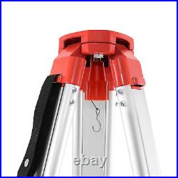 500m Self-leveling Red Laser Level 360 Rotating Rotary with Tripod Staff US