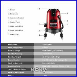 5 Line 6 Point 360 Rotary Multipurpose Automatic Self Leveling Laser Level