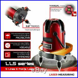 5 Line 6 Point 360 Rotary Multipurpose Automatic Self Leveling Laser Level