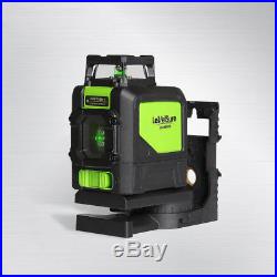 5 Line Green Laser Level Self Leveling Outdoor 360° Rotary Cross Measure Tool