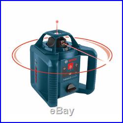 800' Dual-Axis Self-Leveling Rotary Laser Bosch Tools GRL245HVCK New