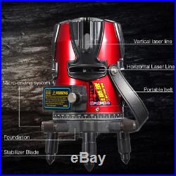 8 line Professional Rotary Laser Beam Self Leveling Exterior+ Level Tripod HOT