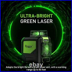 901CG Self-Leveling Laser Level, 360 Green Beam Cross Line Laser Tool