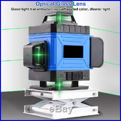 98Ft 4D 16 Lines Green Laser Level 4x360° Self Leveling 1mm High Accuracy