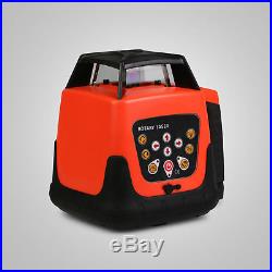 AUTOMATIC RED ROTARY LASER LEVEL SELF-LEVELING 500M RANGE CONSTRUCTION WithCASE