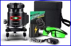 A. B Crew 360°Self Leveling Laser Level Green Beam 5 Lines 6 Points LaserLevel