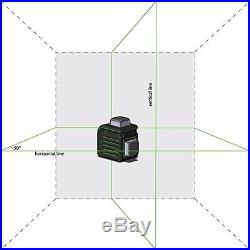AdirPro Cube 360 Self Leveling GreenBeam Cross Line Laser Level Home Edition