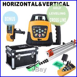 Auto Green Self-Leveling Horizontal Vertical Laser Level 500M With Tripod Staff