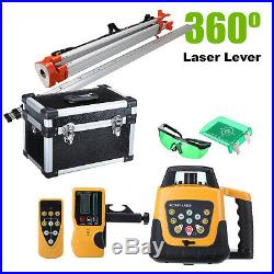 Auto Green Self-Leveling Horizontal Vertical Laser Level with Tripod Staff Case
