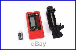 Auto Self Leveling Cross Line Laser Level + Receiver Detector + Outdoor Tripod