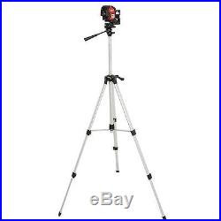 Auto Self Leveling Cross Line Laser Level + Receiver Detector + Outdoor Tripod