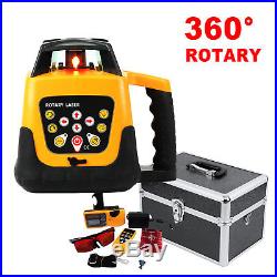 Automatic Electronic Self-Leveling Rotary Laser Level Red Beam Remote Control