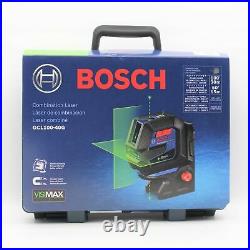 BOSCH 100 Ft Green Combination Laser Level Self Leveling WithVisiMax GCL100-40G