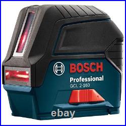BOSCH 65 Ft. Self-Leveling Cross-Line Combo Laser with Plumb Points GCL 2-160