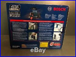 BOSCH GCL 2-160 S Self-Leveling Cross-Line Laser With Plumb Points 65 FT/20 M