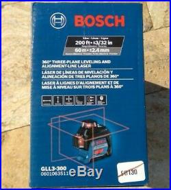 BOSCH GLL3-300 360 3-Plane Leveling and Alignment Line Laser