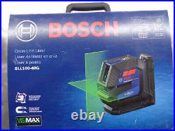 BRAND NEW! Bosch GLL100-40G Cross-Line Self Leveling Laser Level