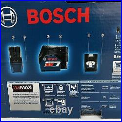 Bosch 100 ft Self Leveling Outdoor Cross line Laser Level GCL100-80C Sealed Box
